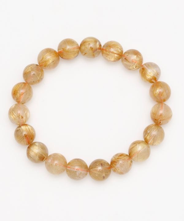 ルチルクォーツブレスレット10mm(ﾌﾞﾗｼﾞﾙ): 『岩座(いわくら)』公式通販