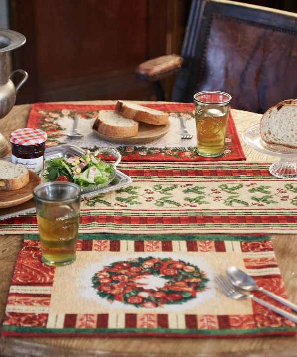 クリスマステーブルランナー(LEAF): 『欧州航路』