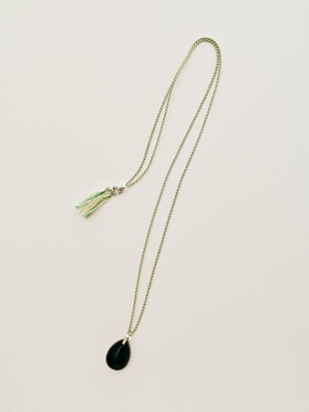 黒水晶絹紐ネックレス(茶(03)): 『岩座(いわくら)』公式通販