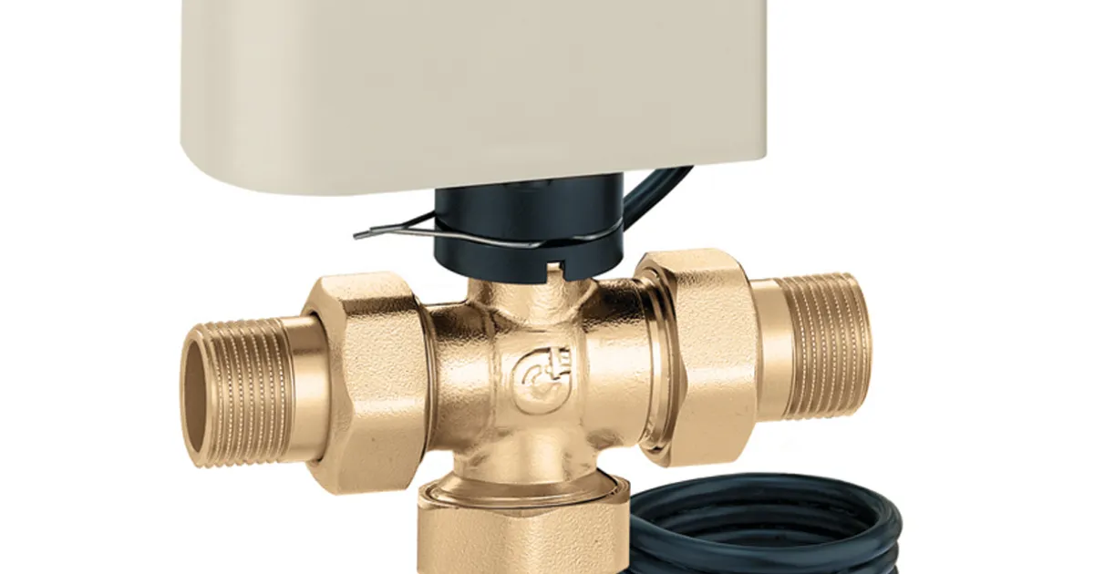 3-way diverting motorized ball zone valve | Caleffi S.p.a.