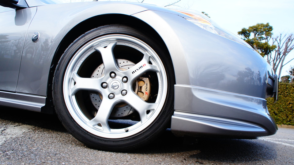 ニッサンフェアレディーZ34純正キャリパー＆ローター 塗装色