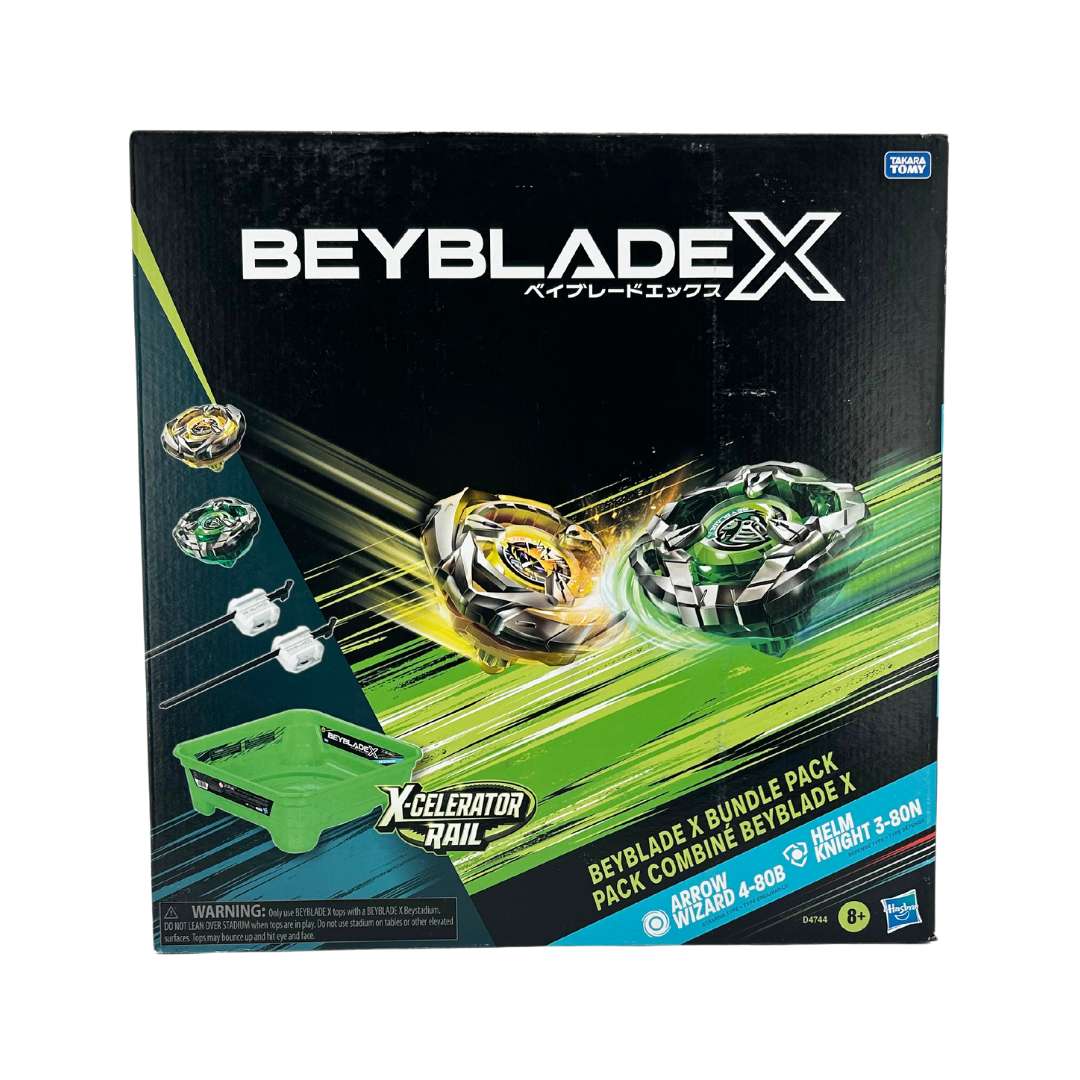 Beyblade X Bundle Pack: Arrow Wizard 4-80B & Helm Knight 3-80N / 2