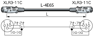 XLRケーブル | 接続ケーブル | カナレ電気