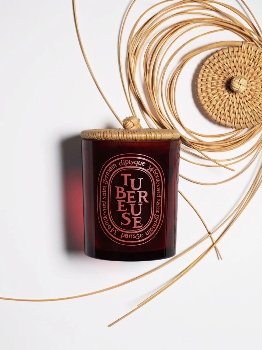 Diptyque - Tubereuse Candle 300g Limited Edition w/ Rattan Lid