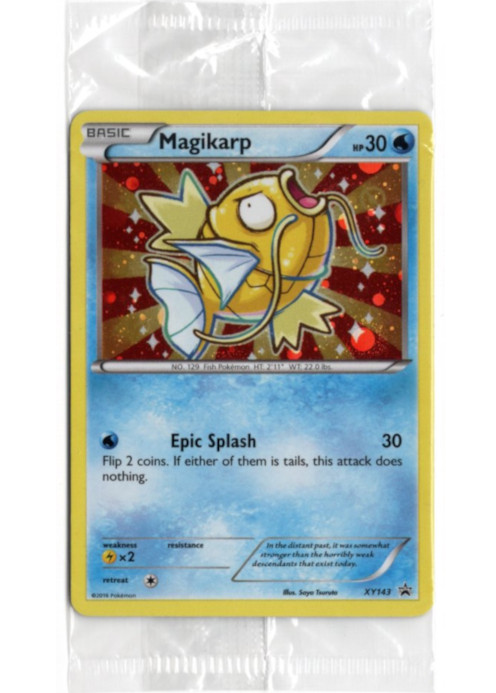 コイキング 20th 海外版 英語版 プロモ Magikarp - XY143 - 未開封