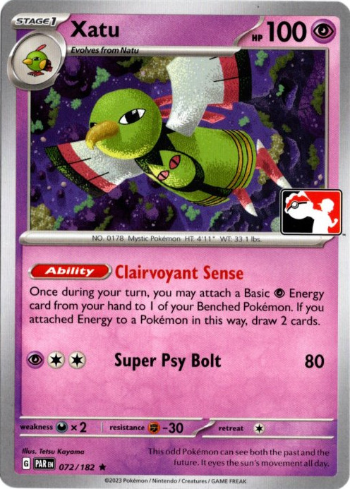 ネイティオ 海外版 英語版 Prize Pack Xatu - 072/182 -【Card Chicken】