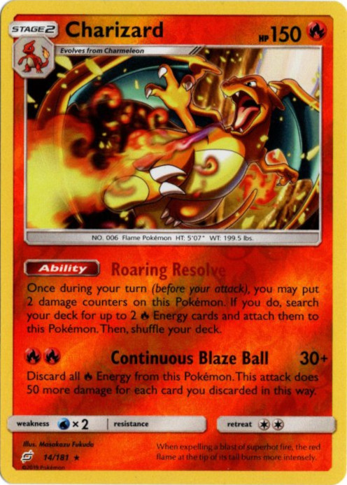 リザードン 海外版 英語版 リバホロ Charizard - 14/181 -【Card Chicken】