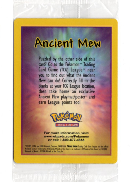 古代ミュウ 海外版 英語版 プロモ Ancient Mew 未開封【Card Chicken】