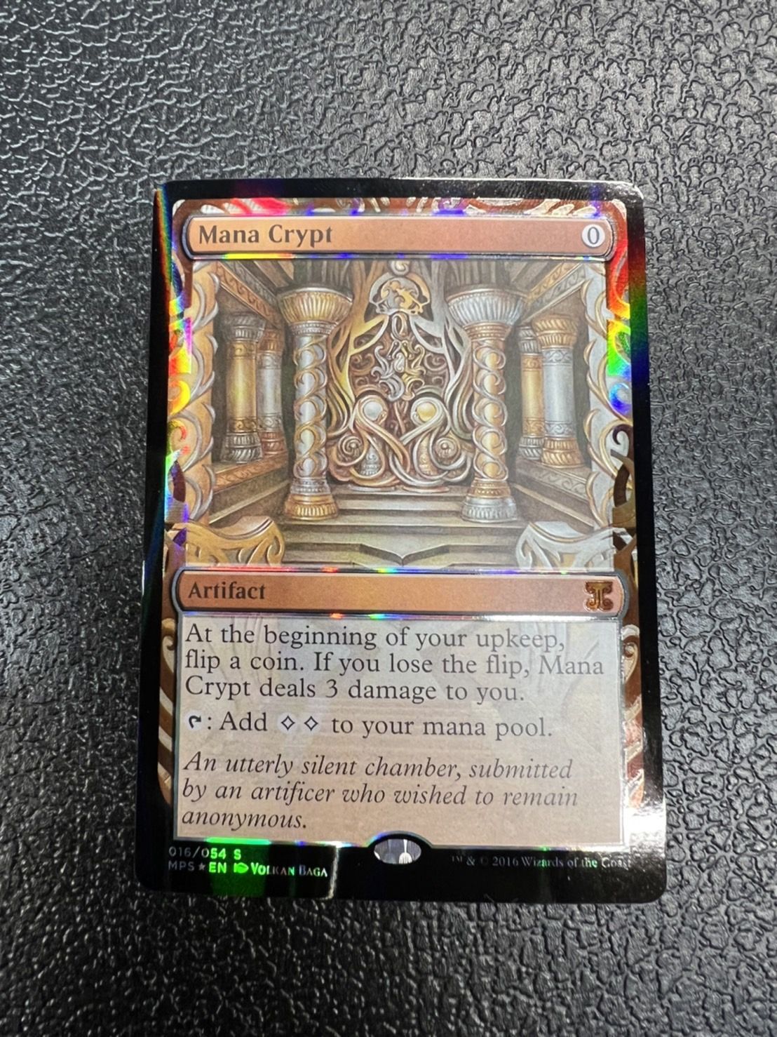 魔力の墓所/Mana Crypt 日本語一枚 魔力の墓所/Mana Crypt 日本語一枚