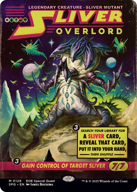 FOIL)(ショーケース枠)(0128)スリヴァーの首領/Sliver Overlord《英語