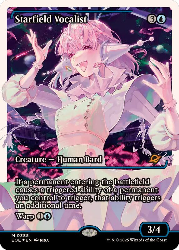 フラクチャーFOIL)星原の歌手/Starfield Vocalist《英語》【EOE】