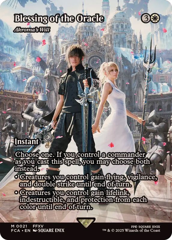 EX+](FOIL)神凪の祝福/Blessing of the Oracle // アクローマの意志