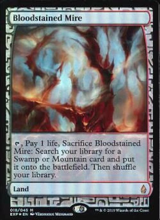 EX+](FOIL)血染めのぬかるみ/Bloodstained Mire《英語》【EXP】