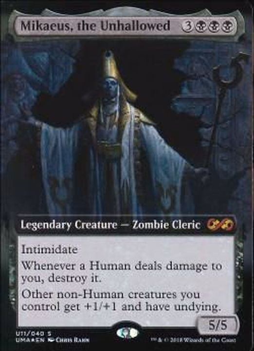 FOIL)不浄なる者、ミケウス/Mikaeus, the Unhallowed《英語》【UBT】