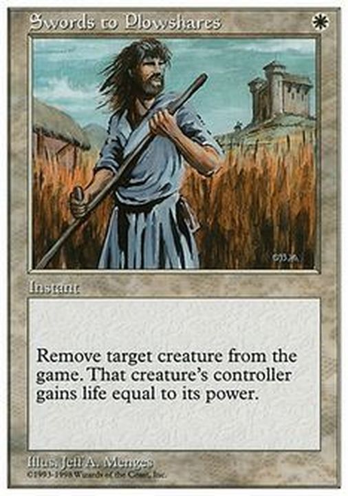 mtg 剣を鋤に fnm プロモ 旧枠 foil 英語 en dci mtg 剣を鋤に fnm