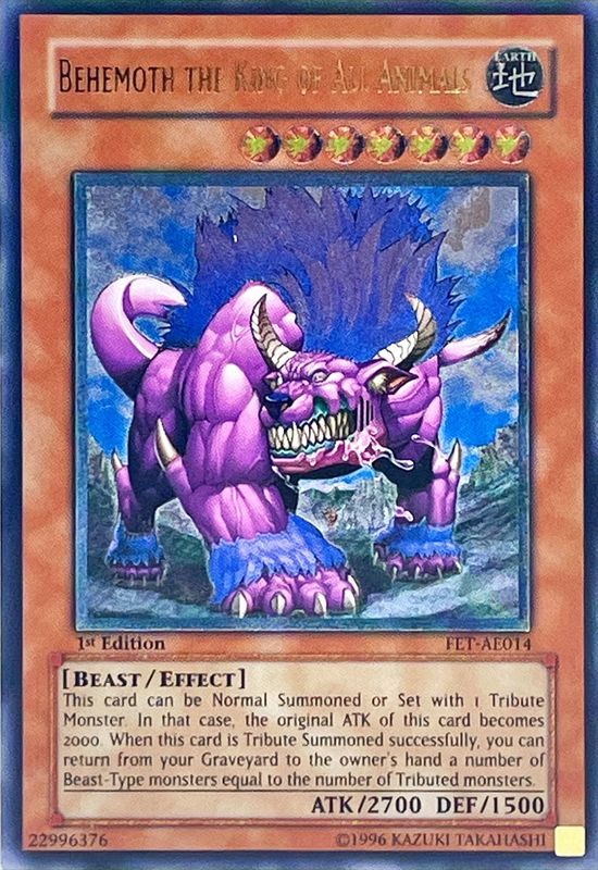 状態B〕☆旧アジア☆百獣王ベヒーモス【レリーフ】{FET-AE014