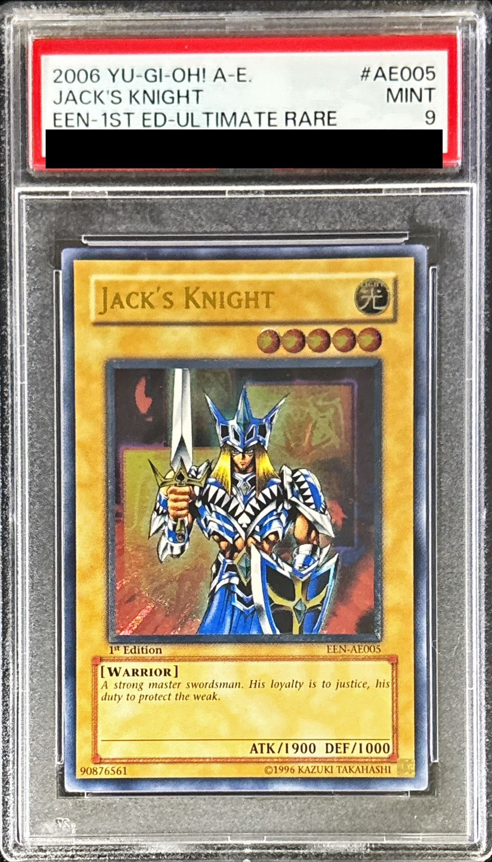 PSA9鑑定済〕☆旧アジア☆ジャックスナイト【レリーフ】{EEN-AE005