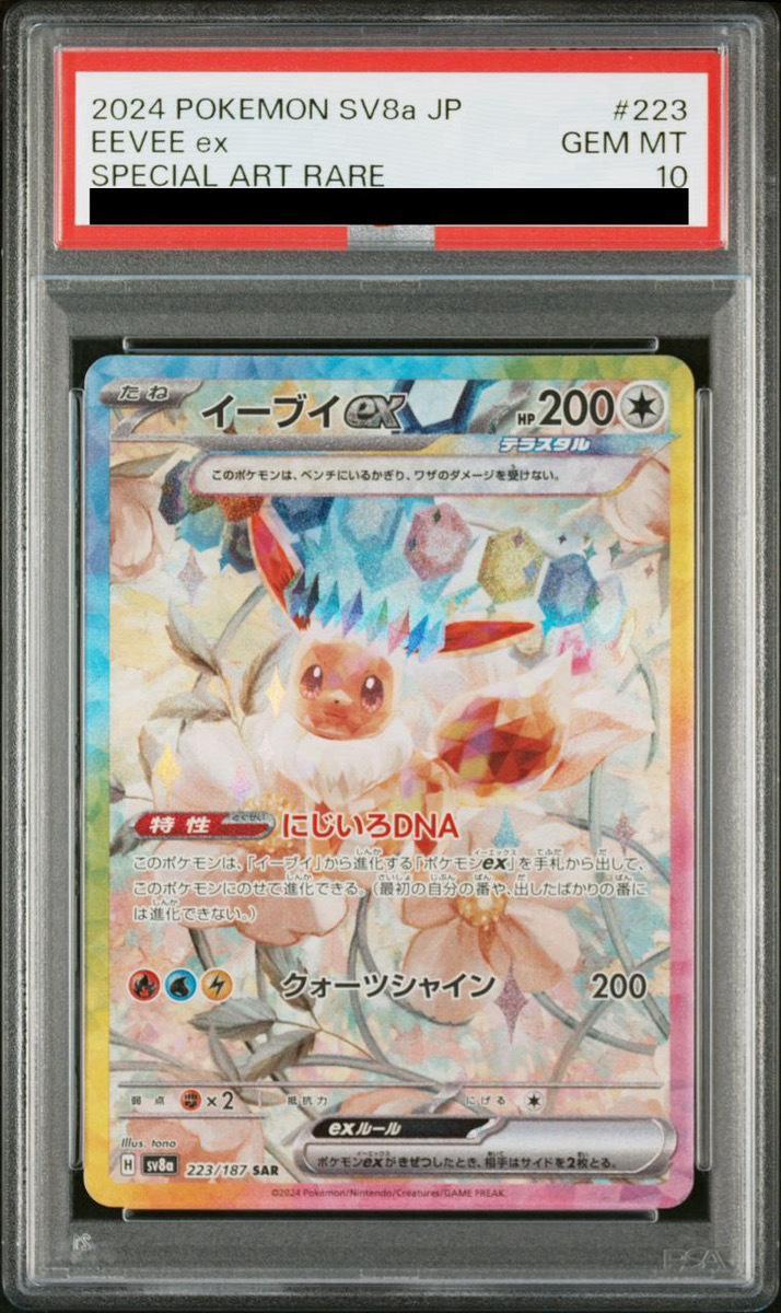 PSA10】 ブラッキーex ニンフィアex SAR セット 24時まで PSA10 連番