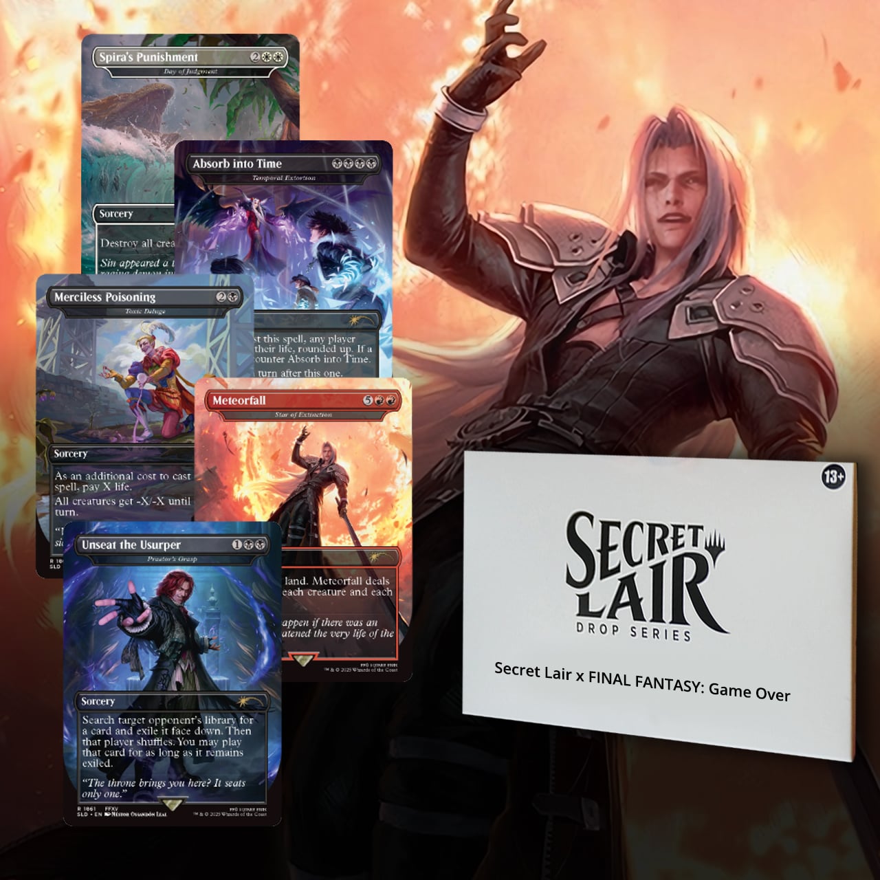 Secret Lair x FINAL FANTASY: Game Over Secret Lair Drop Series