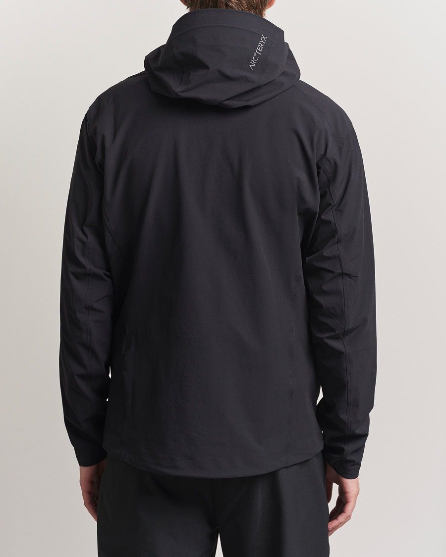Arc'teryx Gamma Lightweight Softshell Hooded Jacket Black at