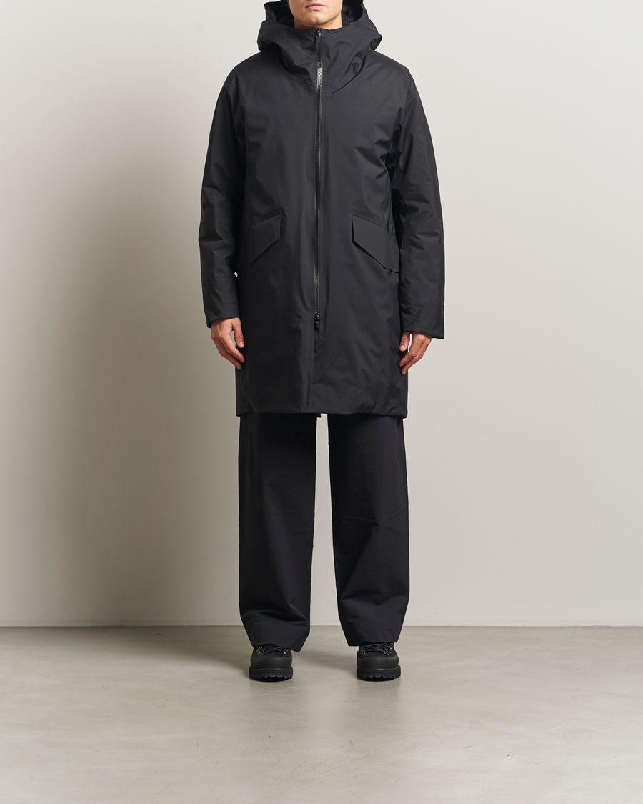 Arc'teryx Veilance Monitor GORE-TEX Down Coat Black at CareOfCarl.com