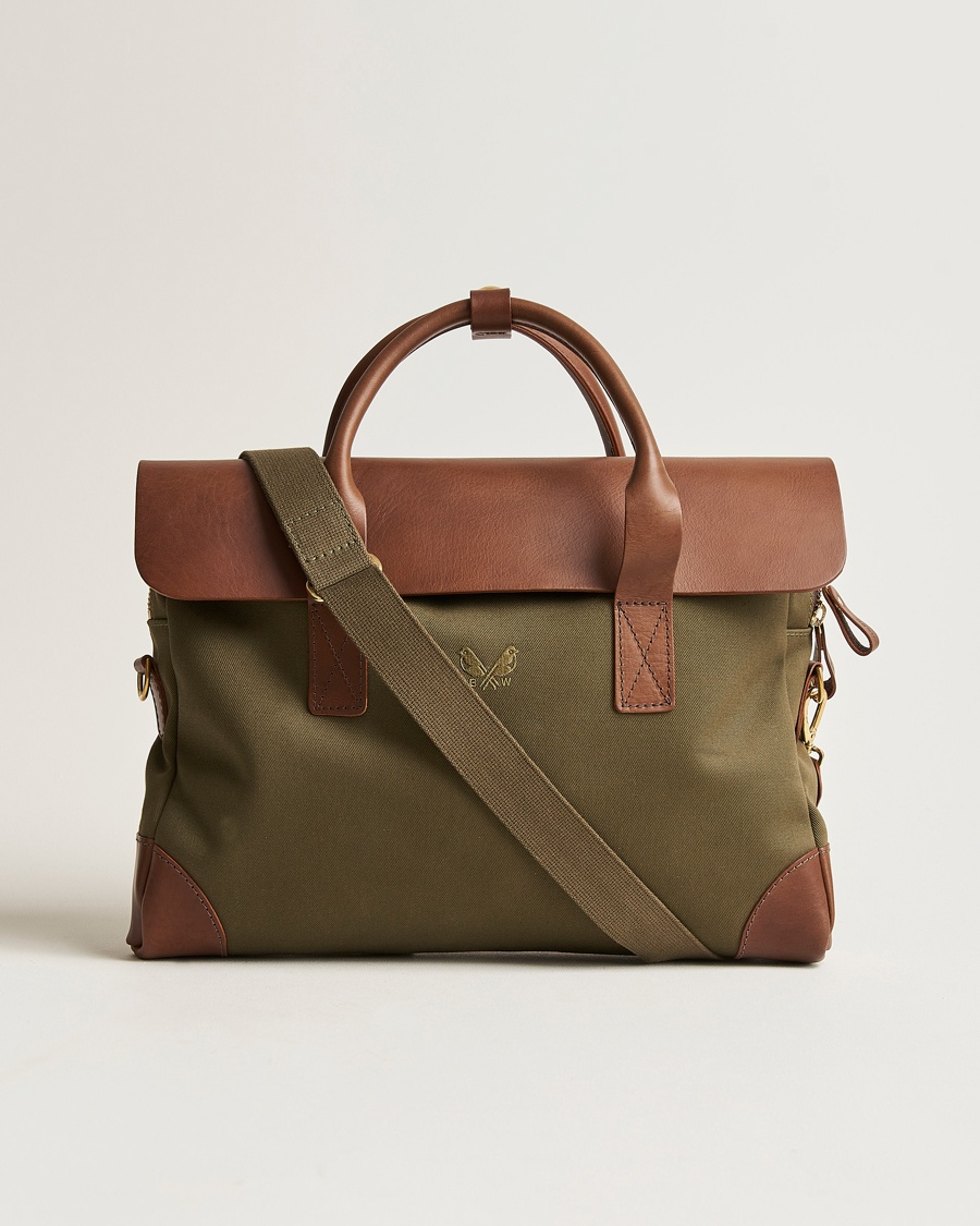 Porter-Yoshida & Co. Force 3Way Briefcase Olive Drab at CareOfCarl.com