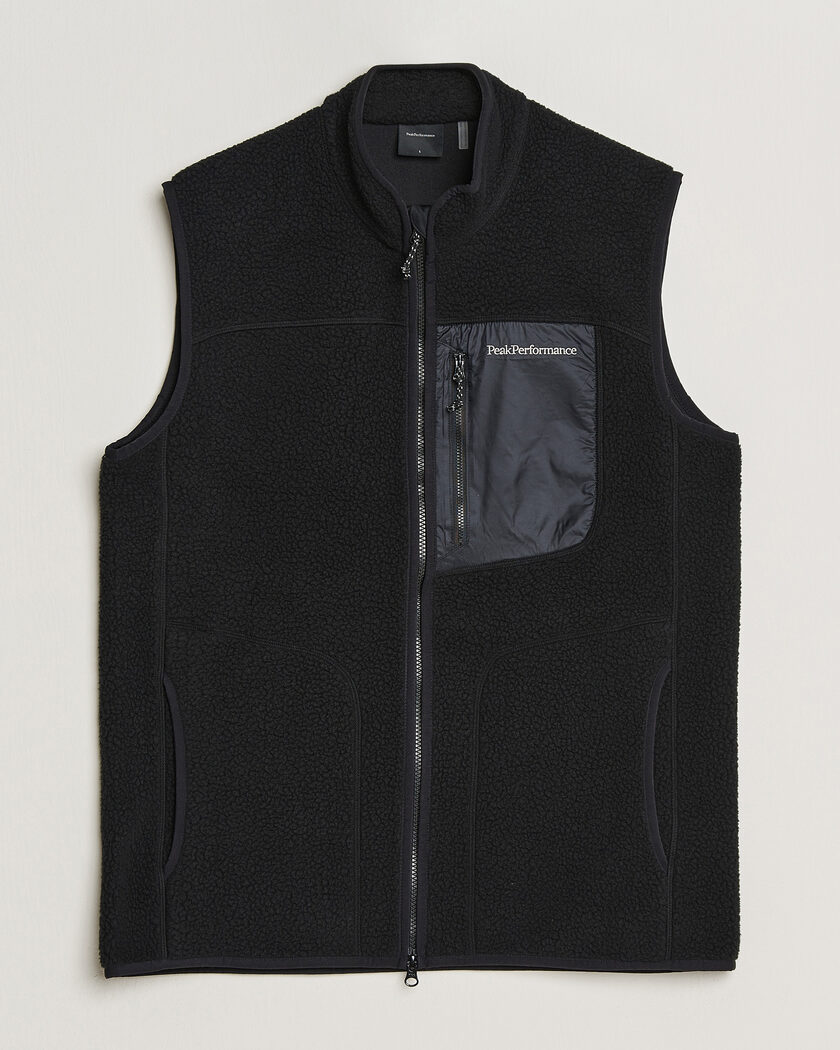 RLX Ralph Lauren Luxury Performance Vest Polo Black at CareOfCarl.com