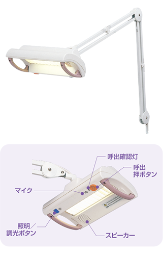 重症・身体機能障がい者向け子機｜ベッドサイド子機｜福祉施設用