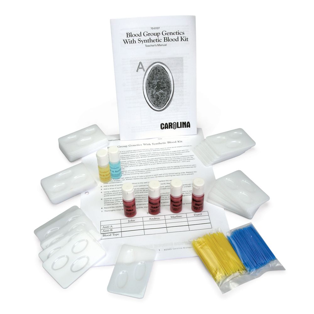 Carolina® Synthetic Blood Group Genetics Kit | Carolina Biological