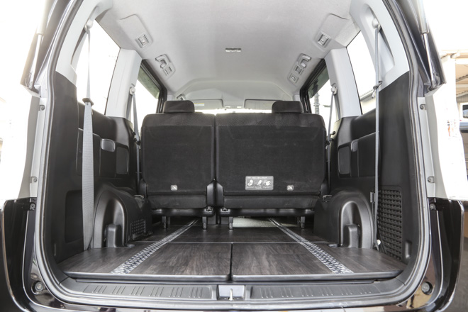 ホンダ ステップワゴン スパーダS トランポ仕様 床張り フラットフロア