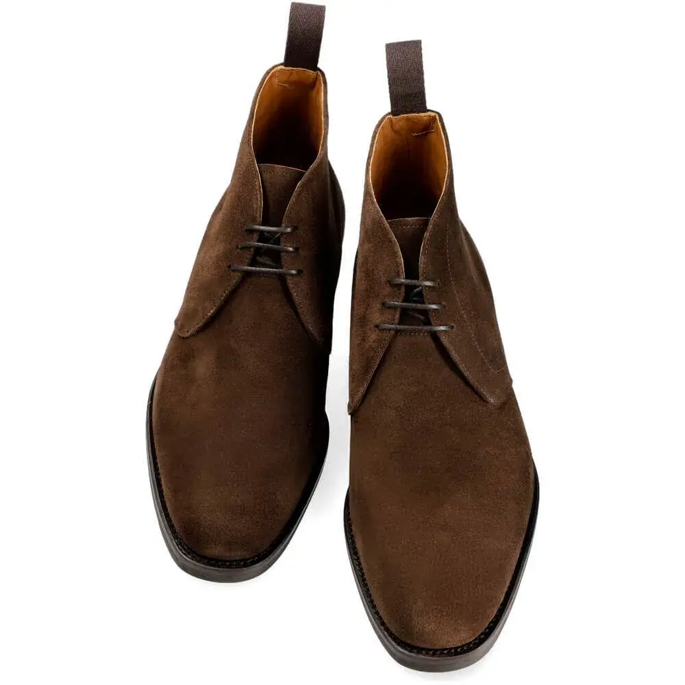 CHUKKA BOOTS BROWN SUEDE | CARMINA