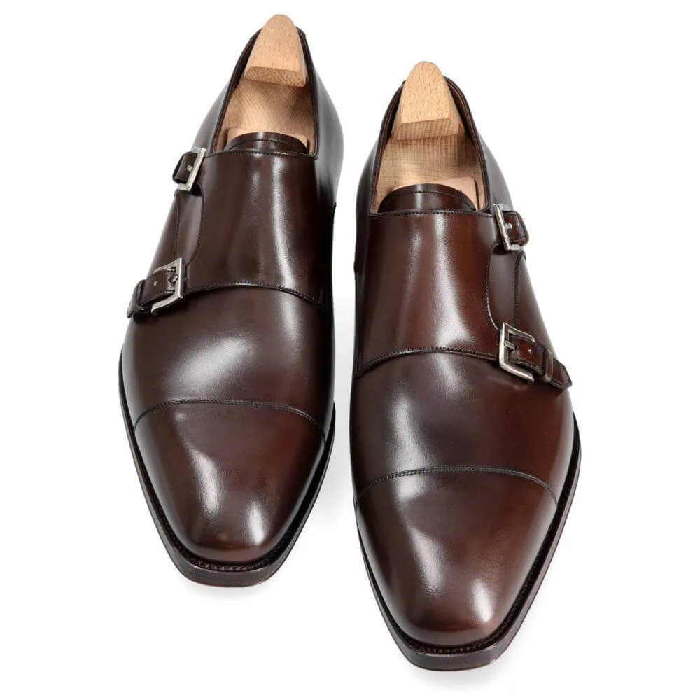 ダブルモンクストラップ（ボックスカーフ レイン）80544 - Carmina