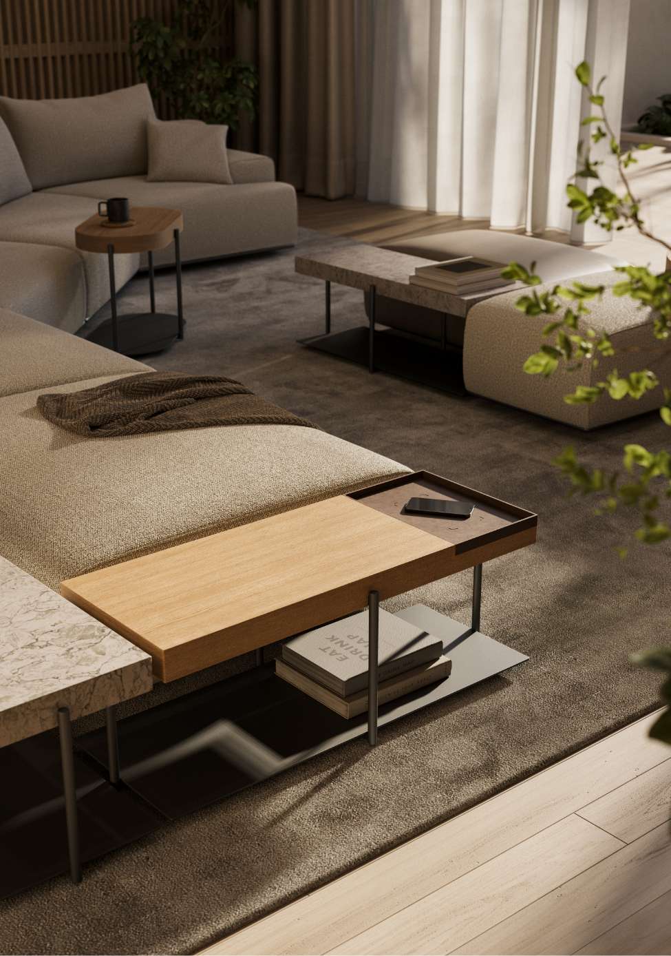 BRIDGE side table（ブリッジ サイドテーブル）IXC | カッシーナ