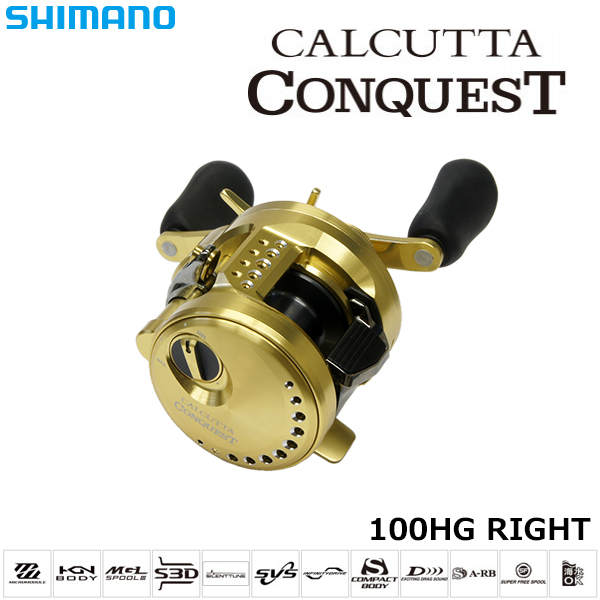 シマノ(SHIMANO) 21 カルカッタコンクエスト 100HG カルカッタコン
