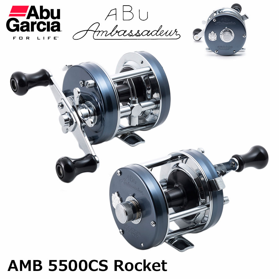 アブガルシア(Abu Garcia) アンバサダー 5500CS Rocket Blue Grey (右