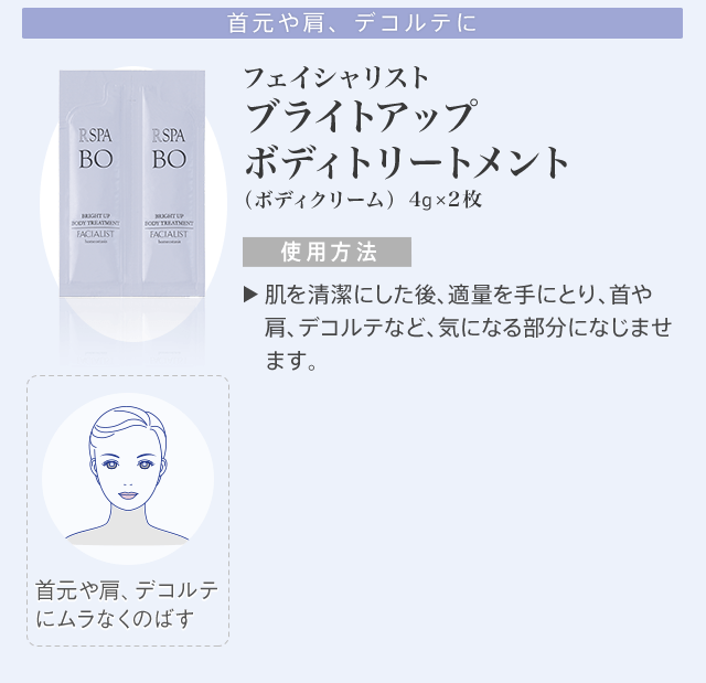 スペシャルケアセット「RSPA 01 BRIGHT-C FORCE」ご自宅でのスキンケア