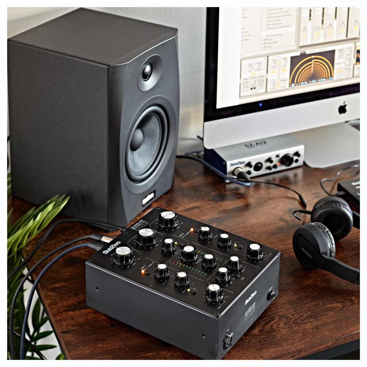 SubZero 2 Channel Rotary DJ Mixer