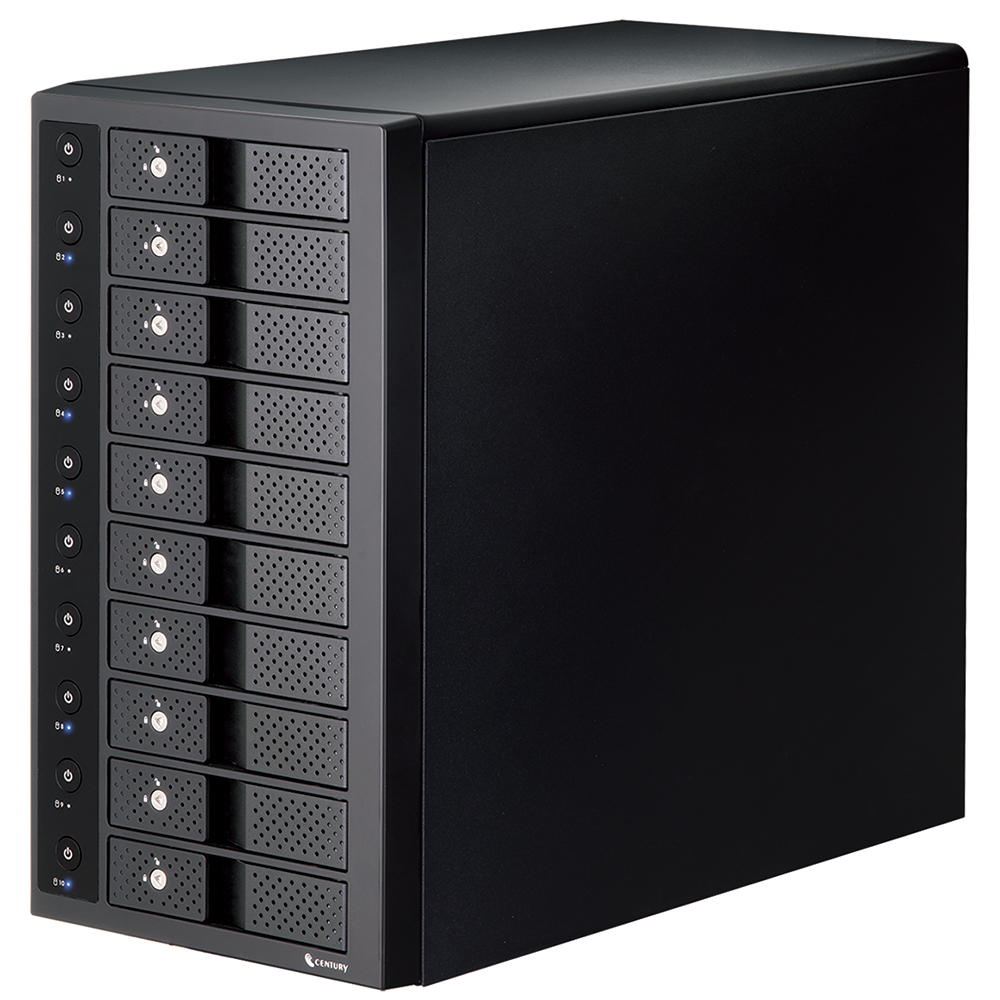 販売終了】 裸族のスカイタワー 10Bay USB3.2 Gen2 IS (CRST1035U32CIS