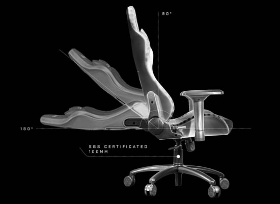 GC-02 White | GALAX LED搭載 ゲーミングチェア GC-02 シリーズ