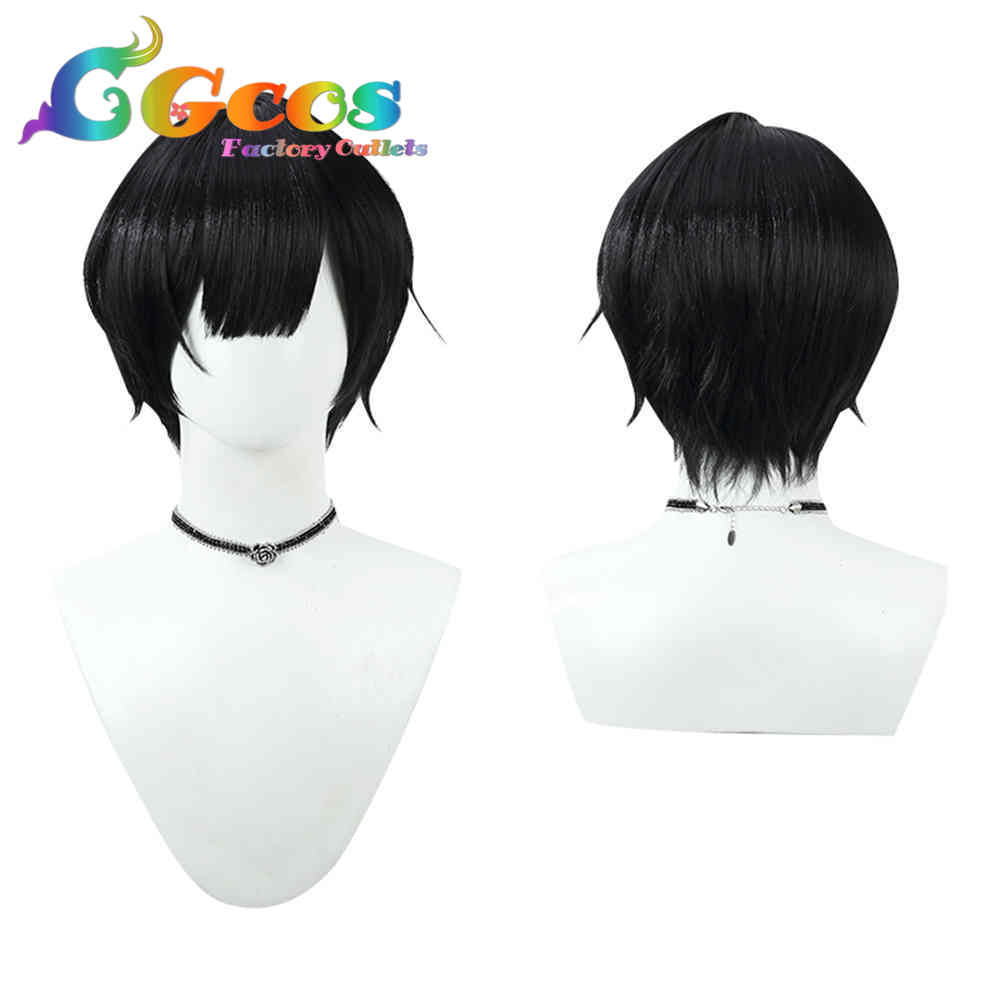 コスプレウィッグ バーチャルYouTuber VTuber 葛葉 くずは 黒髪