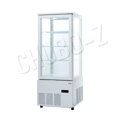 サンデン AGV-130W|3面・4面・5面ガラスショーケース|小型冷蔵ショー