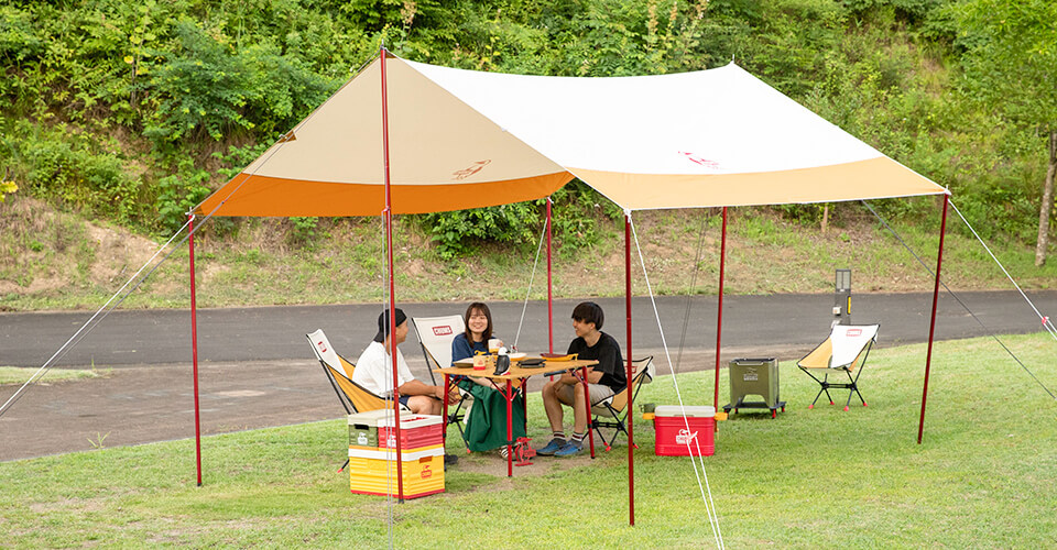 Booby Square Tarp T/C | タープ | CHUMS | CHUMS(チャムス