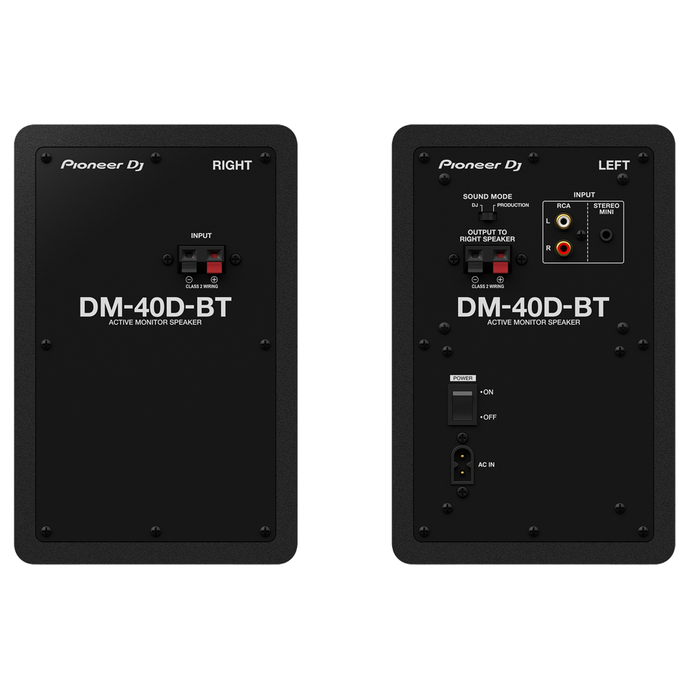 Pioneer DJ DM-40D-BT Black Bluetooth搭載 パワードモニター