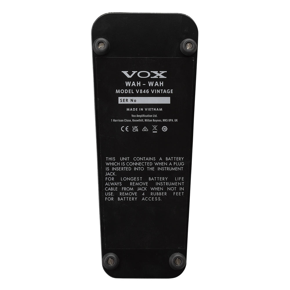 ワウペダル VOX V846 VINTAGE ワウ ギターエフェクター ヴォックス