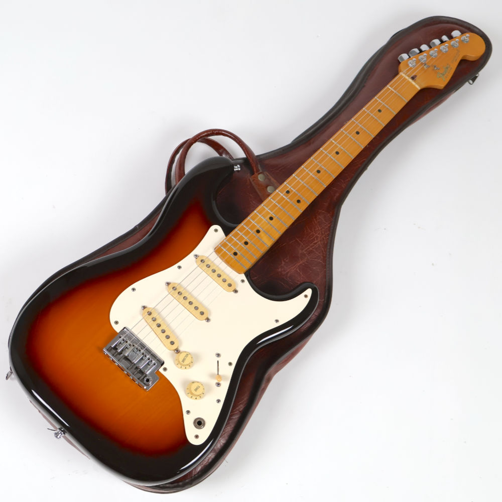 中古】 Fender USA フェンダー STANDARD STRATOCASTER Brown Sunburst