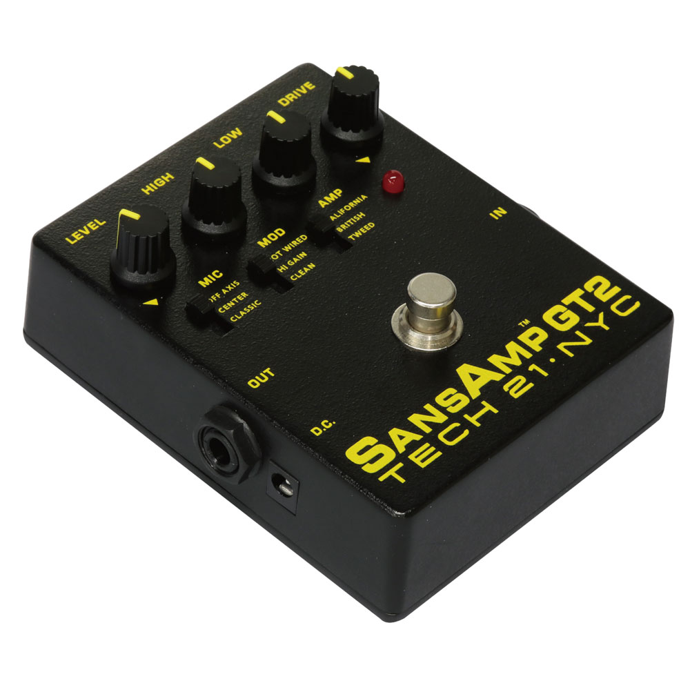 TECH21 SansAmp GT2 アンプシミュレーター ギターエフェクター(テック