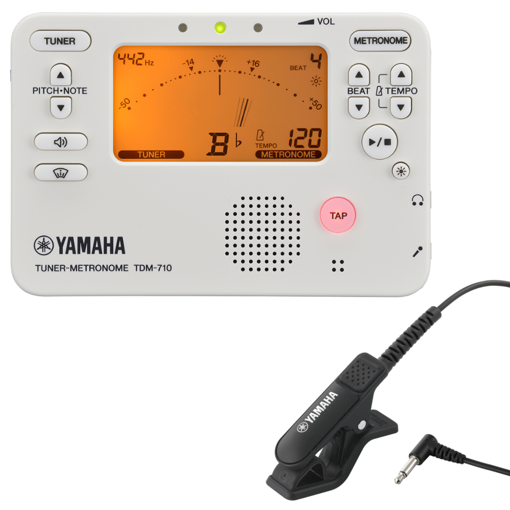 チューナー メトロノーム ヤマハ YAMAHA TDM-710IV アイボリー ＆ TM