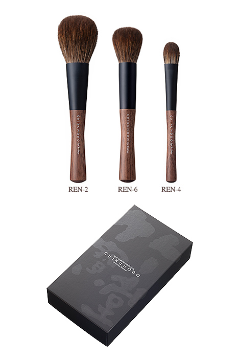 連シリーズ3点セットブラシ：S-REN-3｜竹宝堂（ちくほうどう）熊野筆