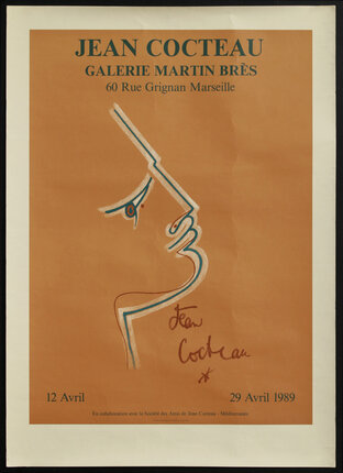 Adam & Eve” by Jean Cocteau Poster 1989