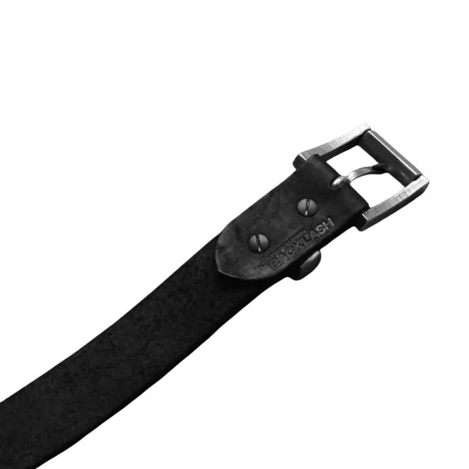 ISAMU KATAYAMA BACKLASH - ダブルショルダー製品染め 35mm ベルト